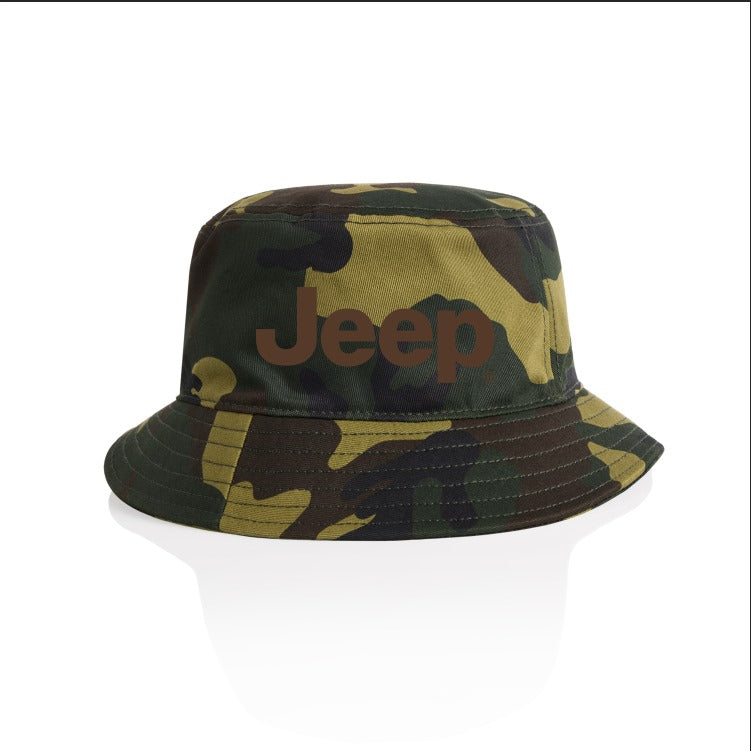 camouflage bucket hat