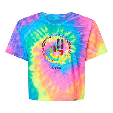 Jeep Tie-Dyed Crop T-Shirt