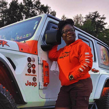 Transparent Jeep Logo with signature sleeve