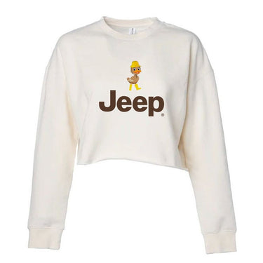 Ducked Jeep Too lightweight Crop Pullover sweatshirt