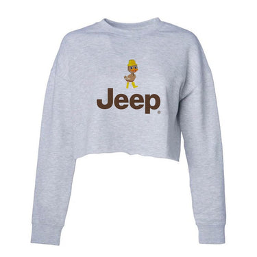 Ducked Jeep Too lightweight Crop Pullover sweatshirt