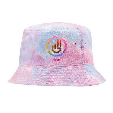 Tie-Dye Jeep Wave Bucket Hat